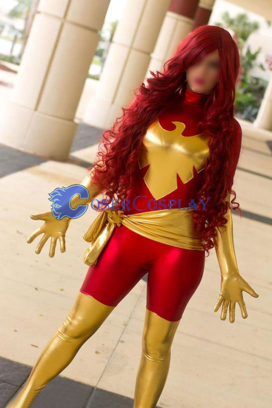 Jean Grey X Men Phoenix Sexy Halloween Cosplay Costume